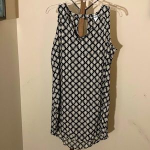 Old Navy | Women’s Black & White Mini Skirt - Size Large